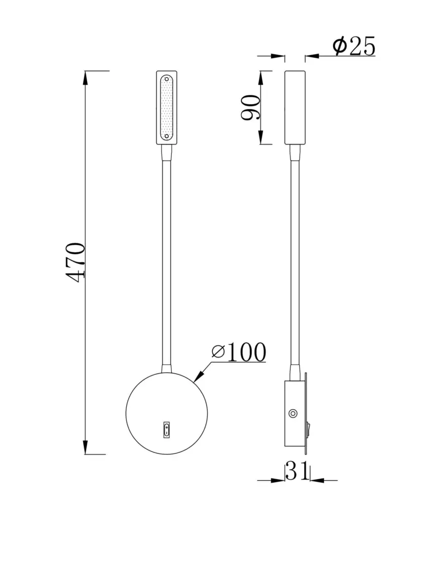 Бра Maytoni Stem C035WL-L3W3K