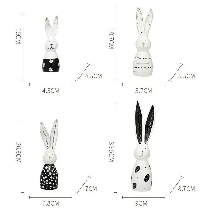 Фигурка Dot rabbit white