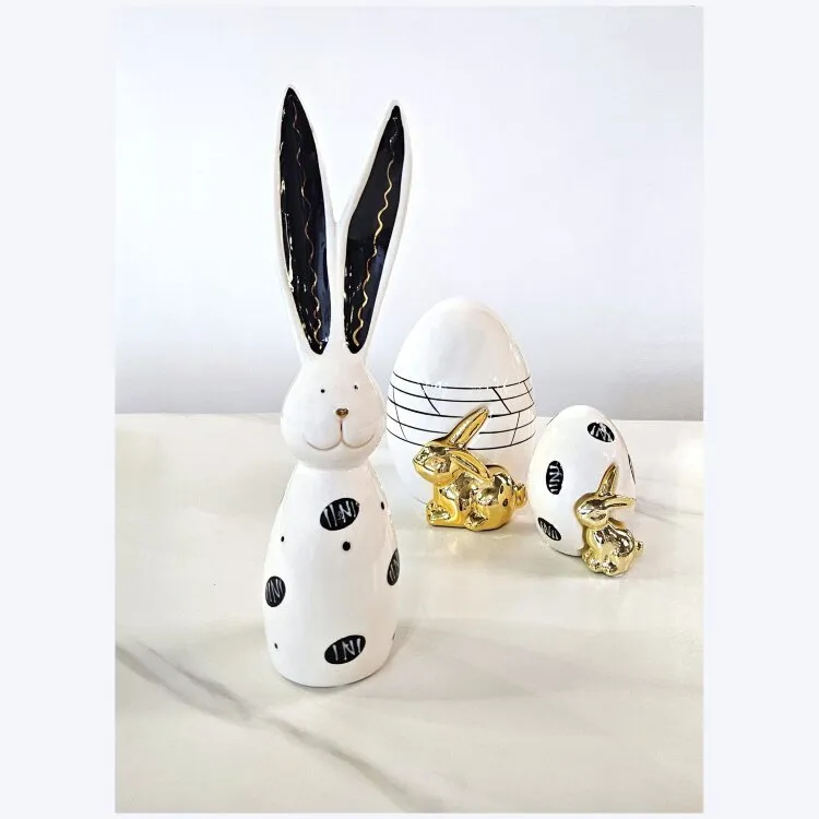 Статуэтка Long ear rabbit black