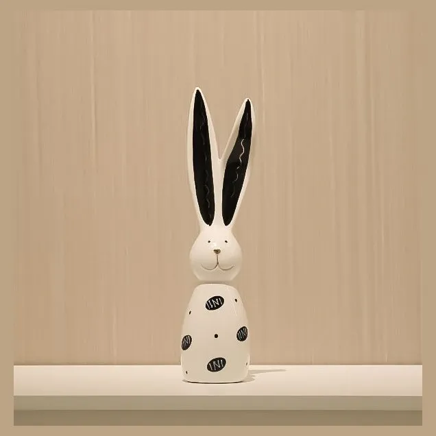 Статуэтка Long ear rabbit black