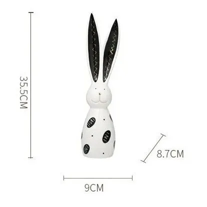 Статуэтка Long ear rabbit black