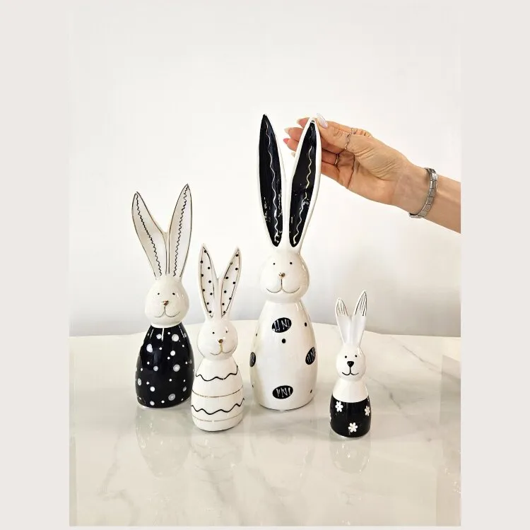 Статуэтка Long ear rabbit black