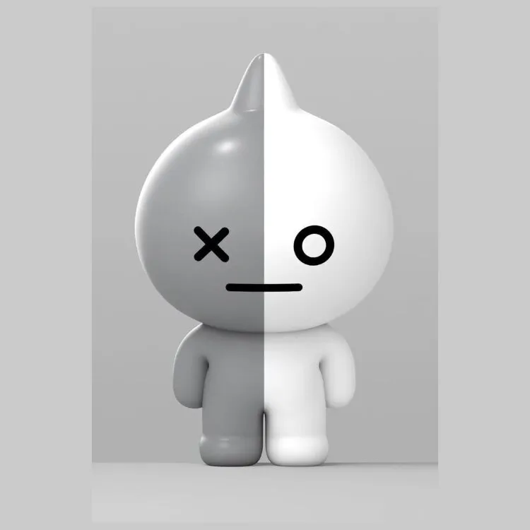 Фигурка BT21 Figure Pup Pet Grey