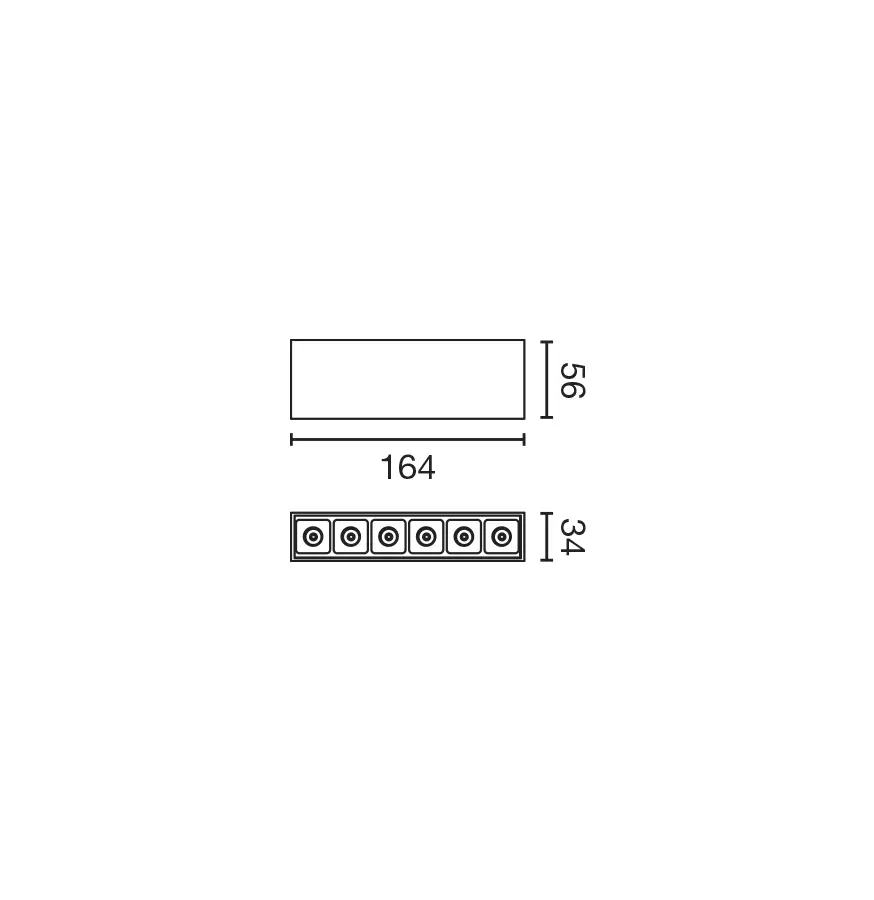 Светильник Neso Point 6 2700K 34° белый CASAMBI