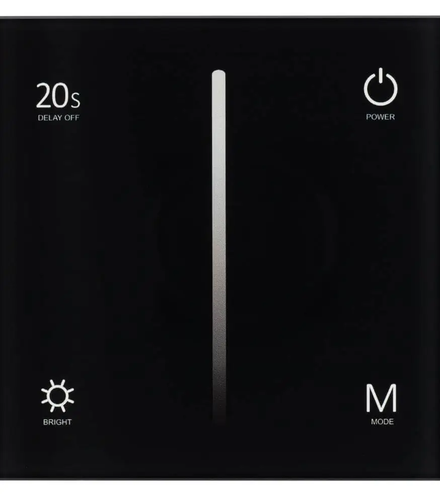Панель Arlight Smart-P36-Dim-IN Black (230V, 1.2A, Triac, Sens, 2.4G) 028110
