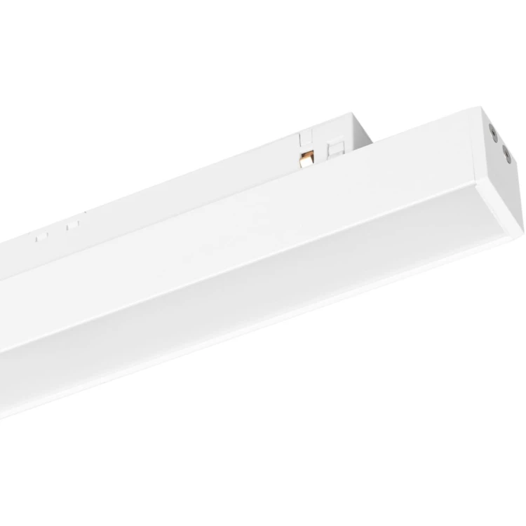 Трековый магнитный светильник Arlight MAG-ORIENT-FLAT-L800-27W Warm3000 (WH, 100 deg, 48V, DALI) (IP20 Металл) 060476