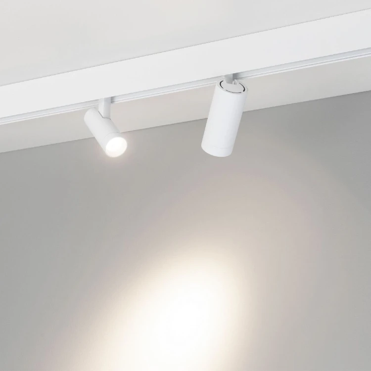 Трековый магнитный светильник Arlight MAG-ORIENT-SPOT-R45-12W Warm2700 (WH, 36 deg, 48V) 053719