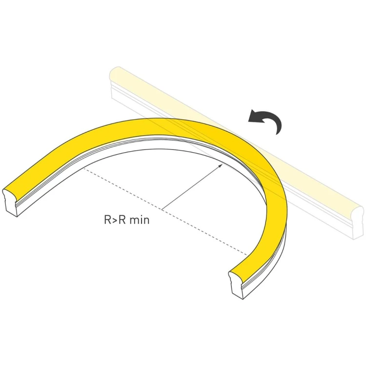 Светодиодная герметичная лента Arlight WAVE-SIDE-A120-12x25mm 230V Blue (12 W/m, IP67, 50m, wire x2) 051946