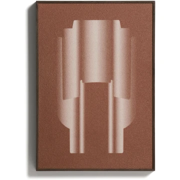 Абстрактная картина Imaro в оранжевых тонах, 35 x 50 см
