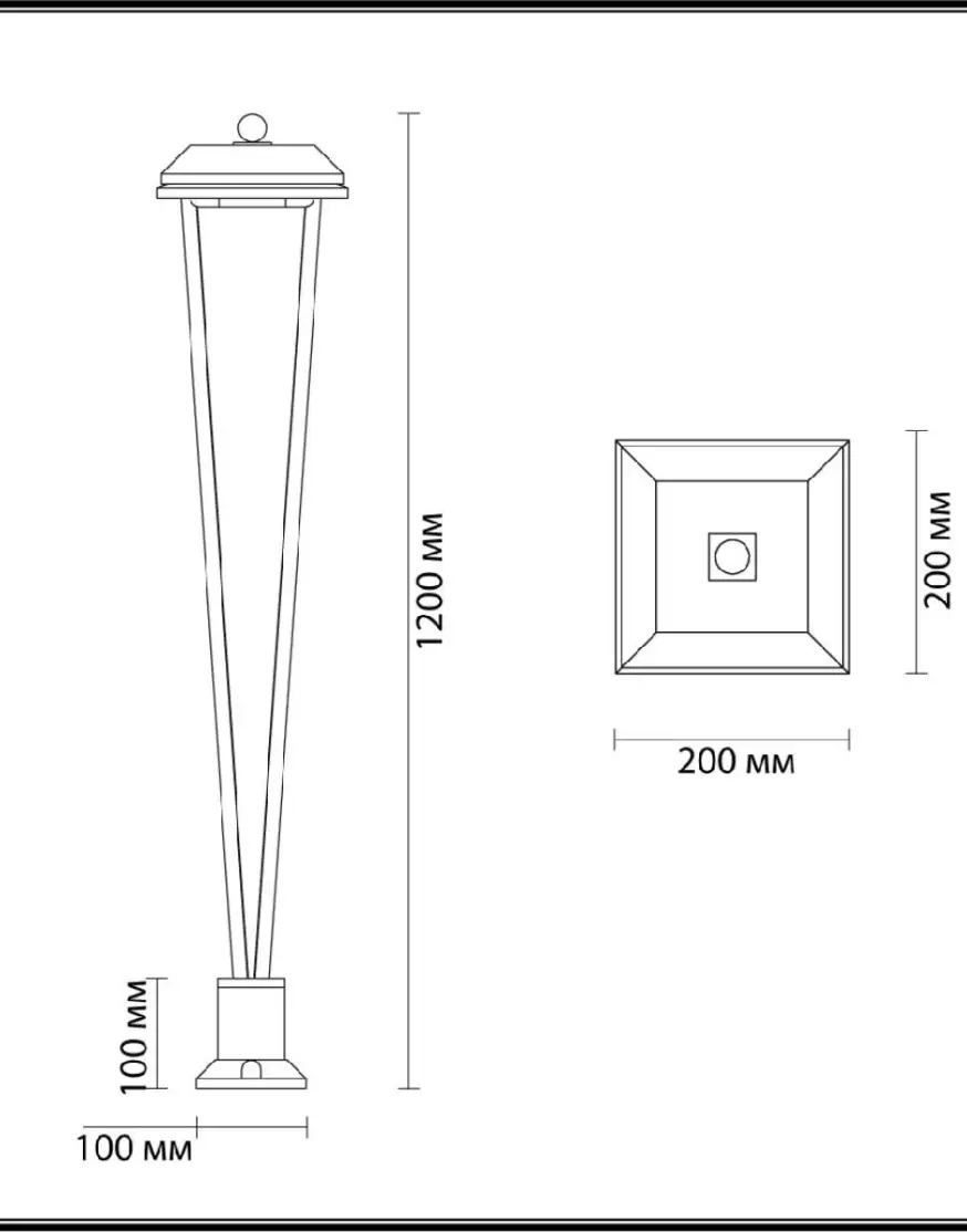 Ландшафтный светильник Odeon Light Nature Bearitz 6655/12GA3