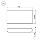 Настенный светодиодный светильник Arlight SP-Wall-170WH-Flat-12W Warm White 020802