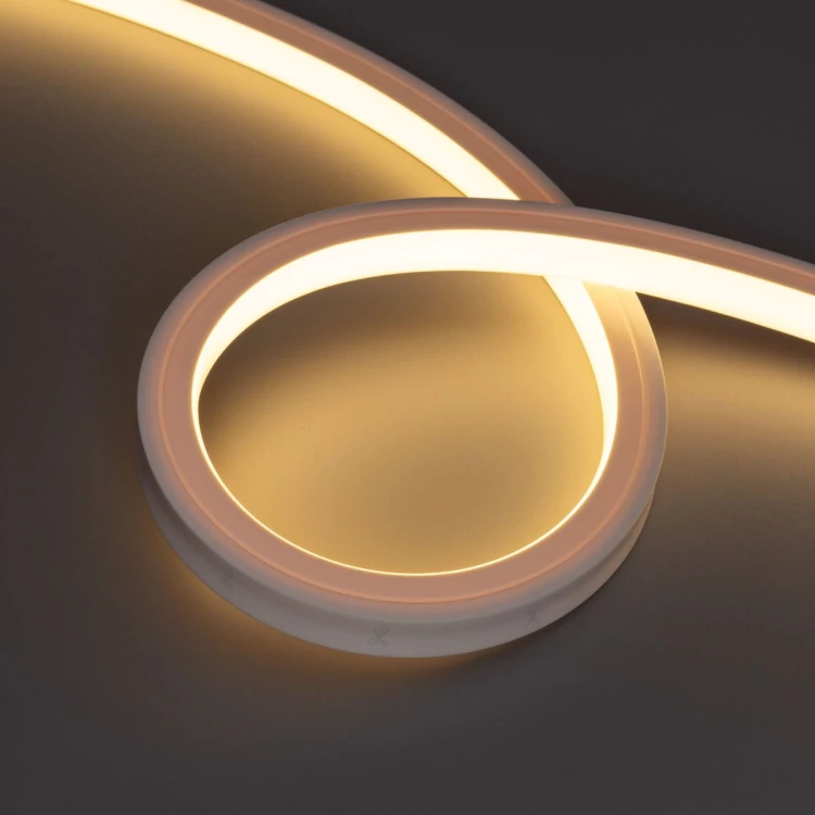 Светодиодная герметичная лента Arlight NOVA-TOP-PU-A120-16x15mm 24V Warm3000 (10 W/m, IP68, 1m, wire x1) 050606