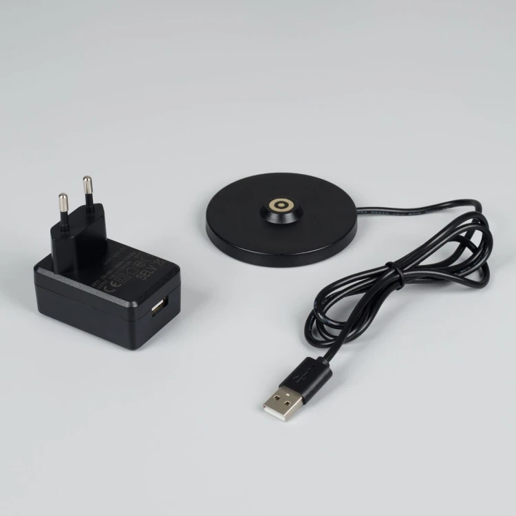 Настольная лампа с аккумулятором Arlight SP-TOMMY-TAB-2W Warm3000-MIX (WH, 154 deg) (IP54 Металл) 058565