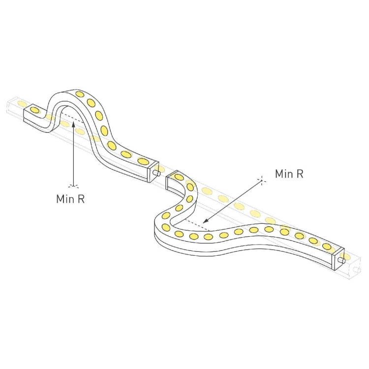 Грейзер Arlight THOR-3D-A24-25x27mm 24V Day4000 (24 W/m, IP65, 1m, wire x2) 047137