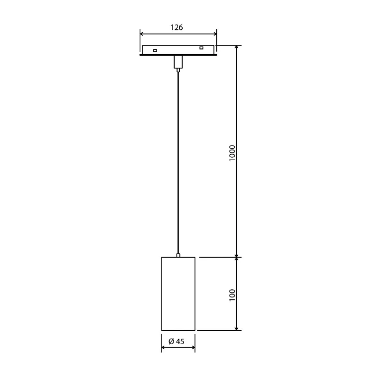 Трековый подвесной магнитный светильник Elektrostandard Slim magnetic 85519/01 4690389195136 a063426