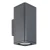 Уличный настенный светильник Arlight LGD-EVO-WALL-TWIN-S100x100-2x12W Warm3000 (GR, 44 deg, 230V) 046195