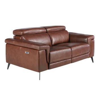 Диван 2-х местный 5319-2P-M1595 /6116 с реклайнером коричневый Диван 2-х местный 5319-2P-M1595 /6116 с реклайнером коричневый