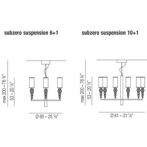 Люстра Subzero SP SUBZ 10
