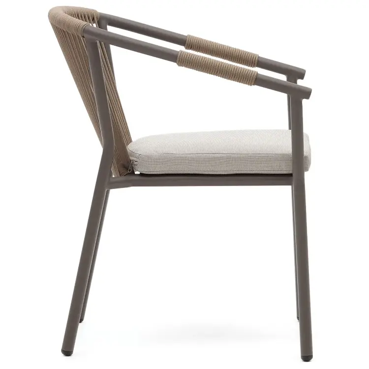 Xelida Садовый стул из алюминия и коричневого шнура