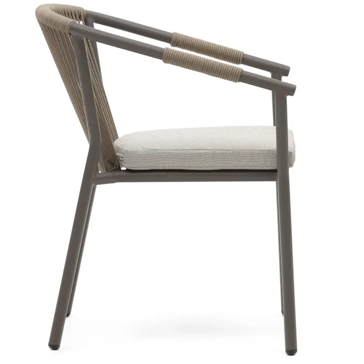 Xelida Садовый стул из алюминия и коричневого шнура