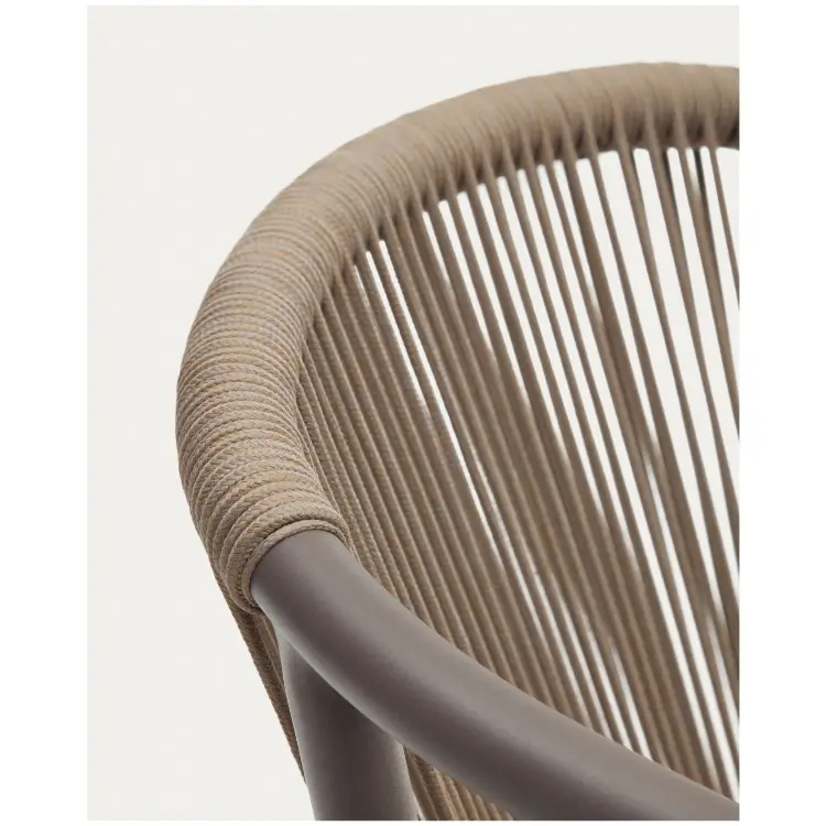 Xelida Садовый стул из алюминия и коричневого шнура