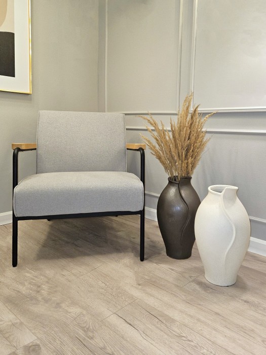 Ваза Olive vase-Creamy white