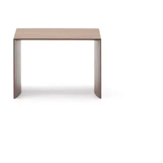 Litto Приставной столик из шпона ореха натурального цвета 55 x 40 см