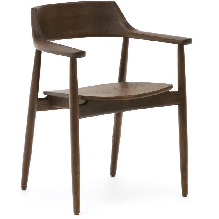 Стул Fondes из массива дуба с отделкой ореха FSC Mix Credit