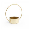 Цветочный горшок Even золотой металл