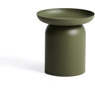 Уличный столик Arcola из зеленого алюминия, диаметр 45 см