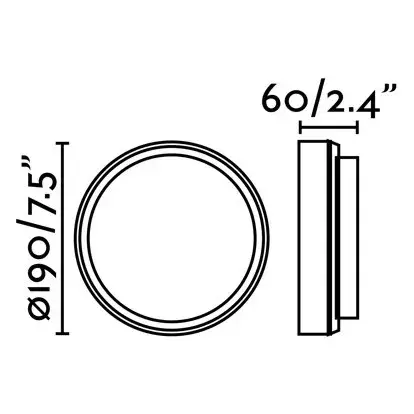Уличное бра Tom темно-серое