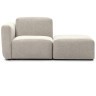 Neom Одноместный диван с задним модулем бежевого цвета 169 см