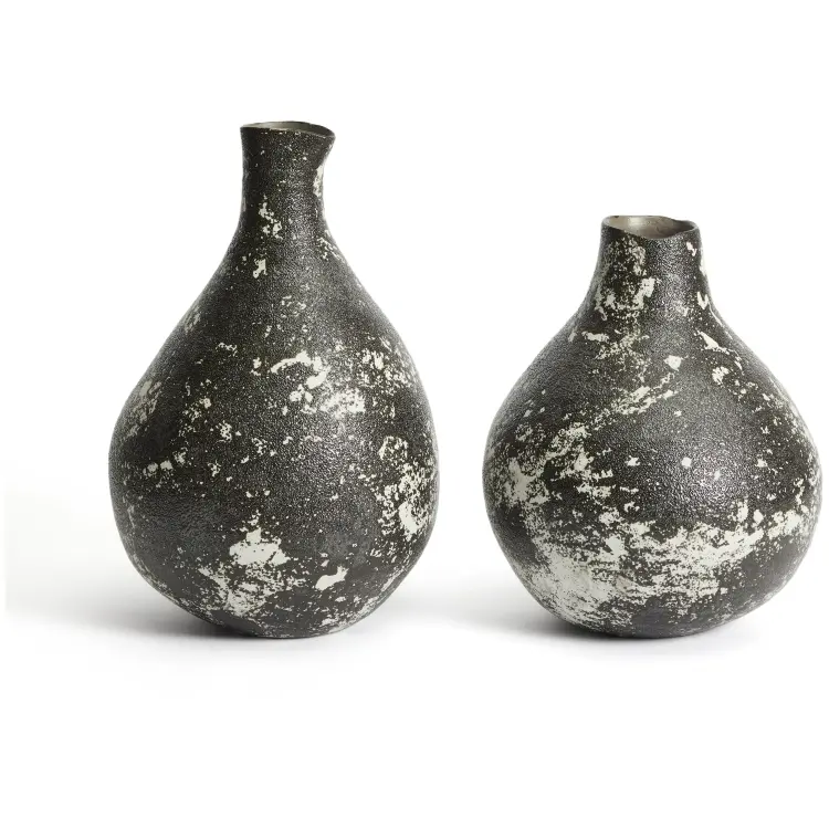 Керамическая ваза Orelin в черно-белом цвете 39 см