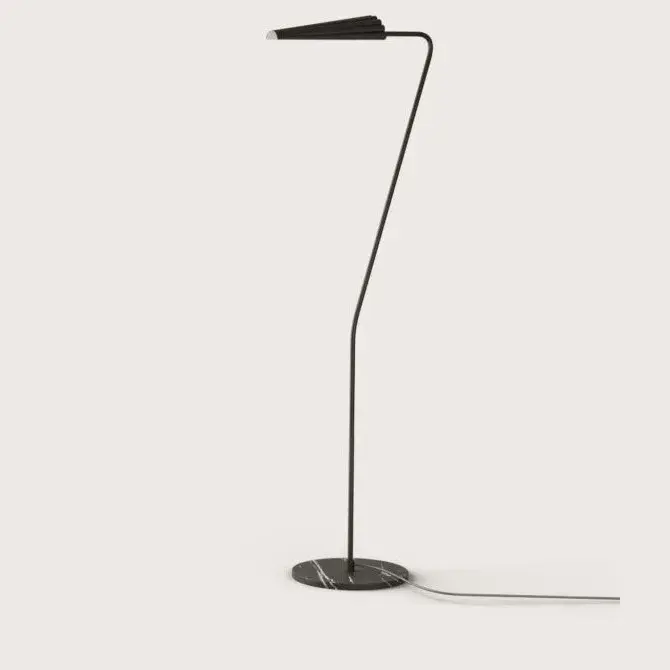 Торшер Bion черный с черным абажуром