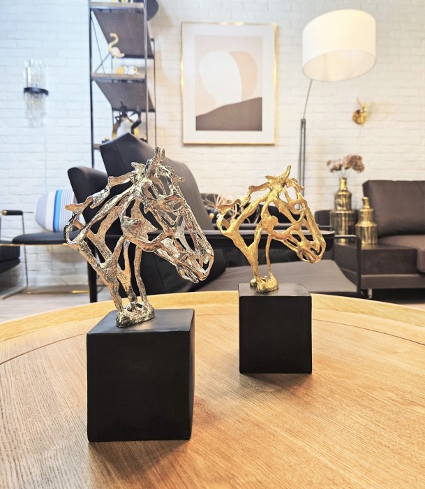 Статуэтка Horse decor golden