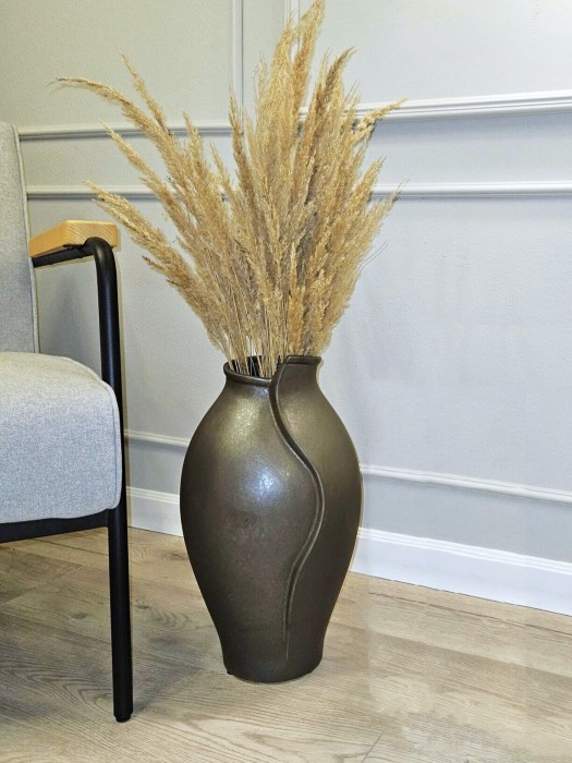 Ваза Olive vase-Ancient glaze