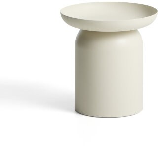 Уличный столик Arcola из алюминия экрю, диаметр 45 см