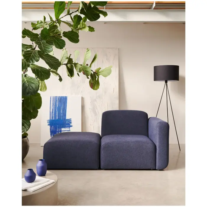 Neom Одноместный диван с задним модулем синего цвета 169 см