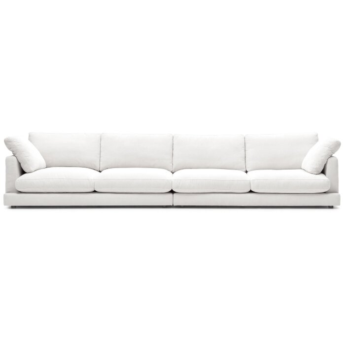 Gala 6-местный диван белого цвета 390 см