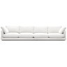 Gala 6-местный диван белого цвета 390 см