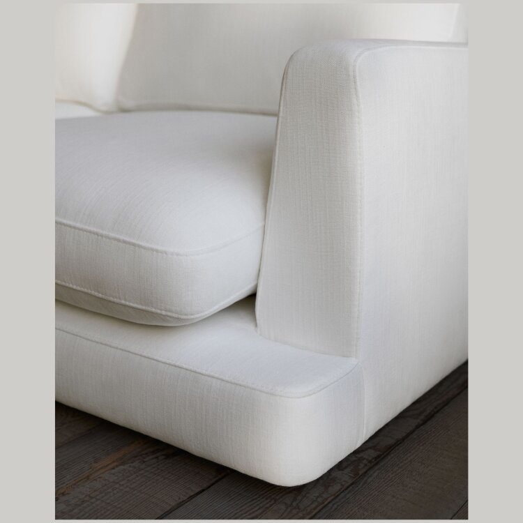 Gala 6-местный диван белого цвета 390 см