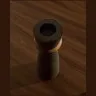 Naro Ваза из камня с кольцевыми деталями 30 см