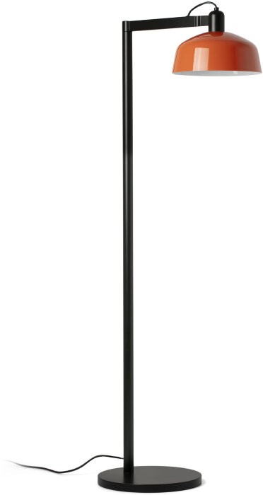 Торшер TATAWIN с абажуром оранжевый металл 1xE27
