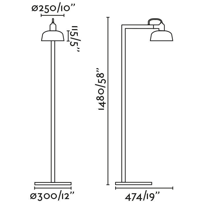 Торшер TATAWIN с абажуром оранжевый металл 1xE27