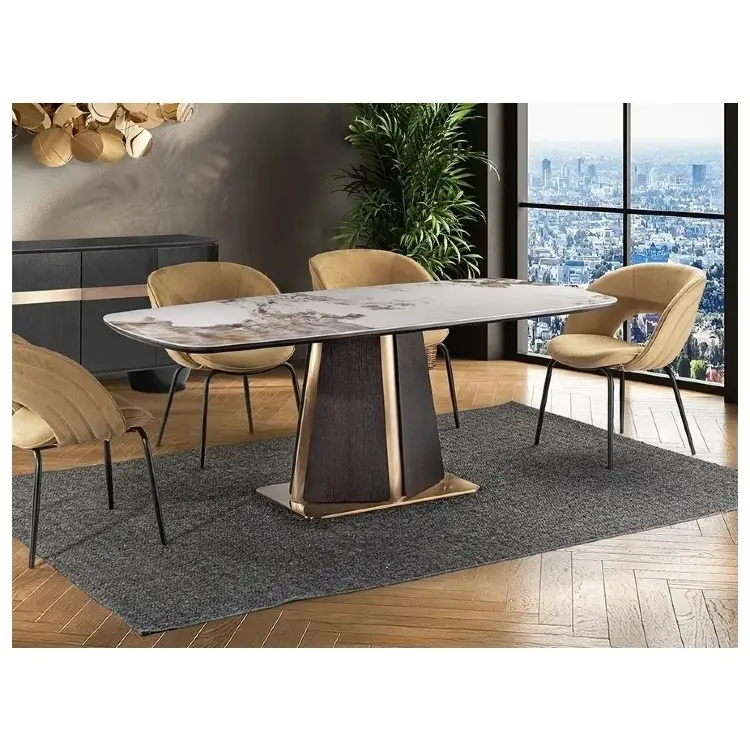 Luca Обеденный стол темный дуб