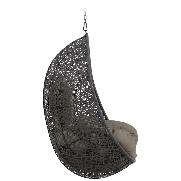 Подвесное кресло Florina темно-серое