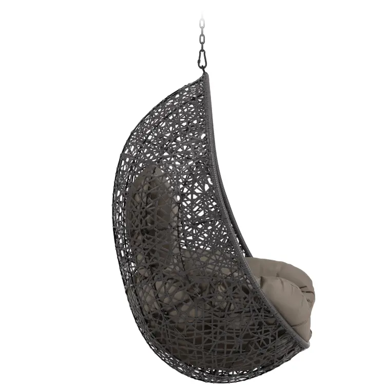 Подвесное кресло Florina темно-серое