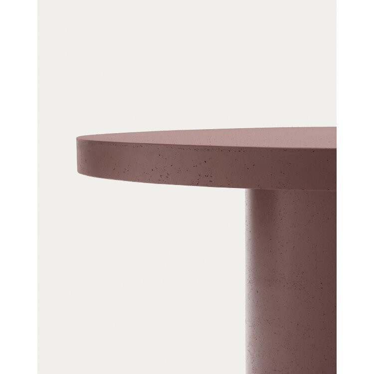 Aiguablava Журнальный столик терракотовый цементный Ø120 см