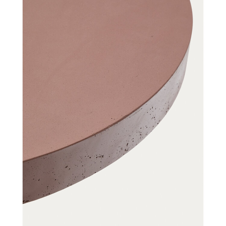 Aiguablava Журнальный столик терракотовый цементный Ø120 см