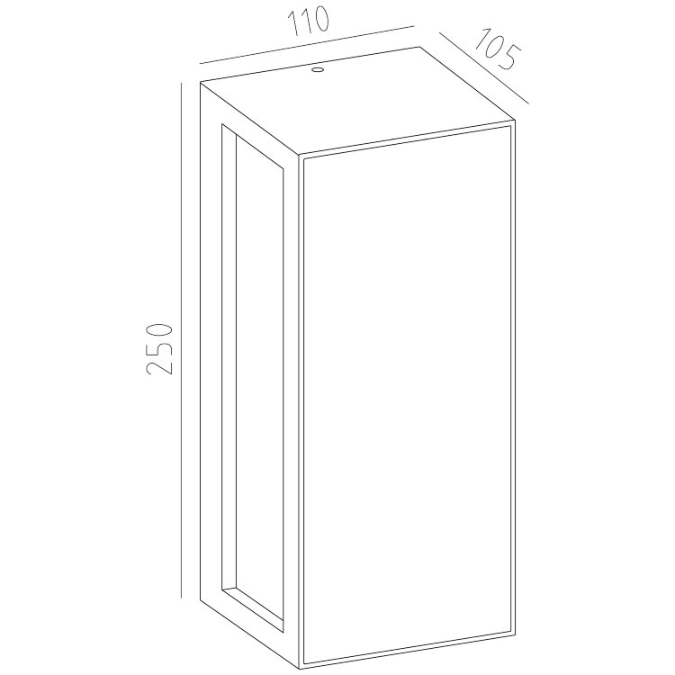 Настенный уличный светильник BERET 7928
